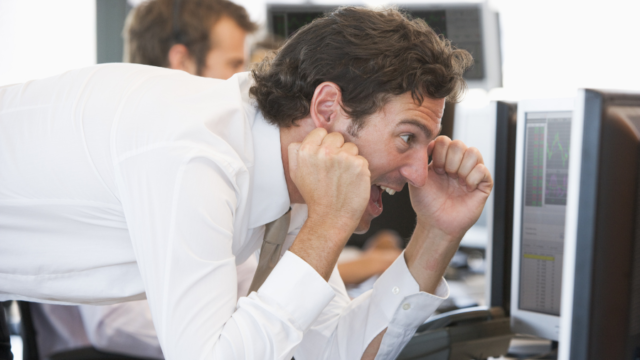 Workers excited to receive email about promotion